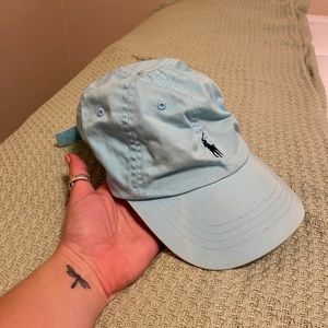 Baby blue RL Polo hat